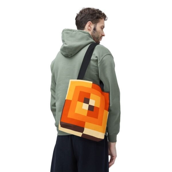 Pumpkin Fade Labyrinth Tote Bag - Image 6