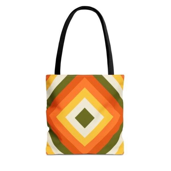 Pumpkin Field Diamond Tote Bag