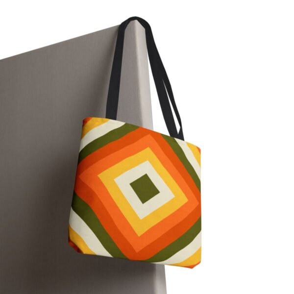 Pumpkin Field Diamond Tote Bag - Image 8