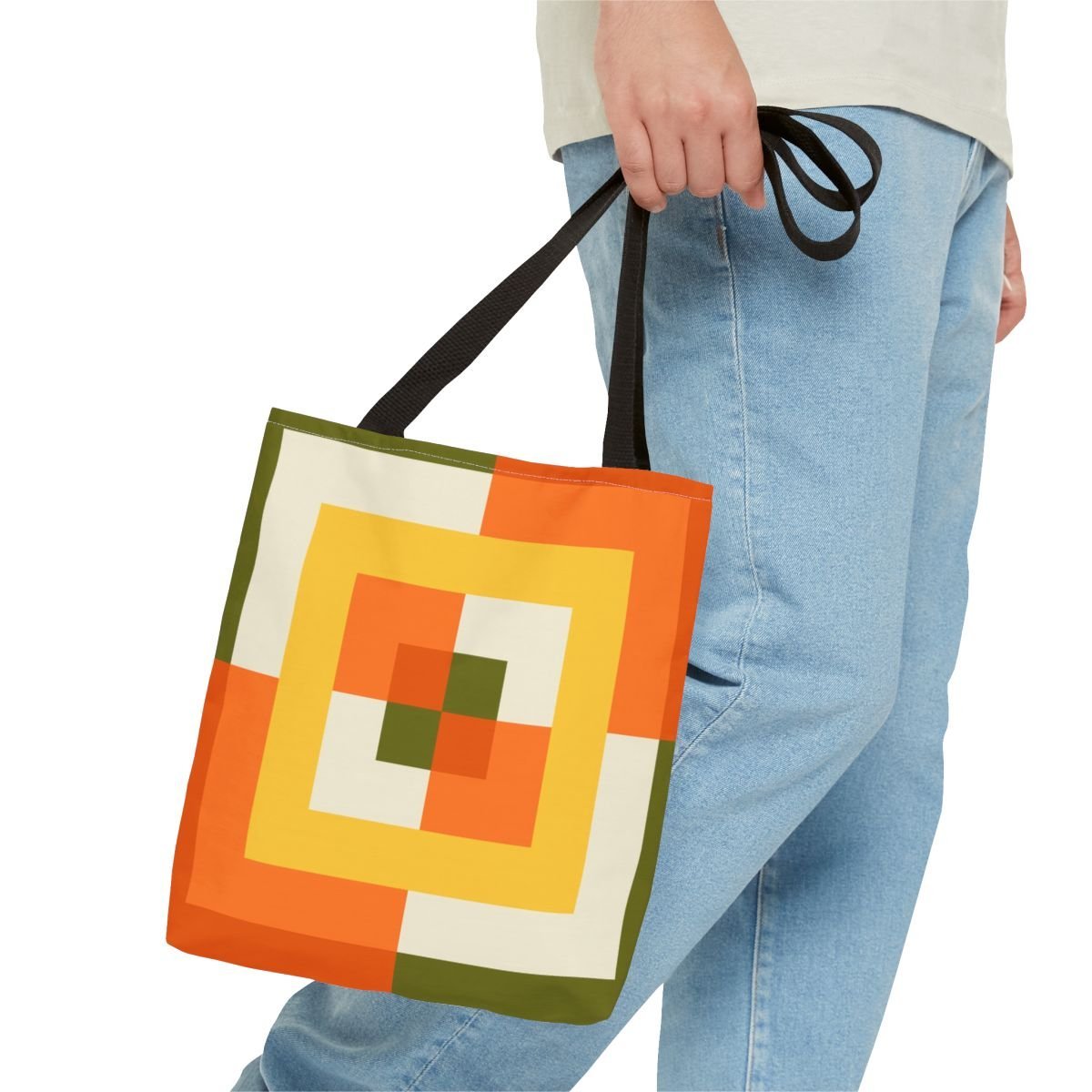 Pumpkin Field Labyrinth Tote Bag - Image 3