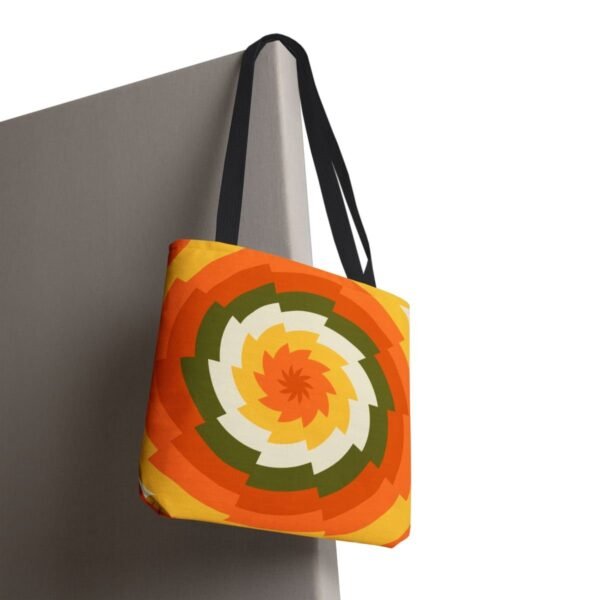 Pumpkin Field Vortex Tote Bag - Image 8