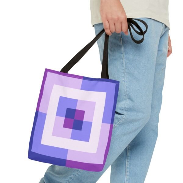 Purple Lavender Labyrinth Tote Bag - Image 3