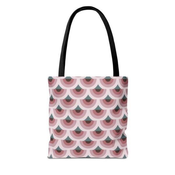 Rose Mist Peacock Tote Bag - Image 2