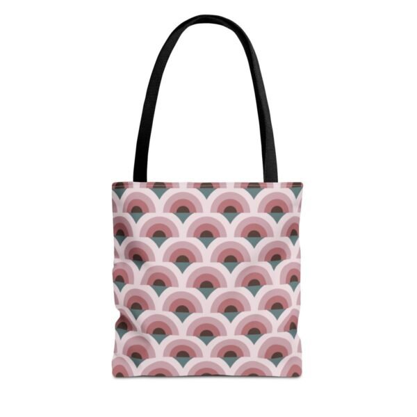 Rose Mist Peacock Tote Bag