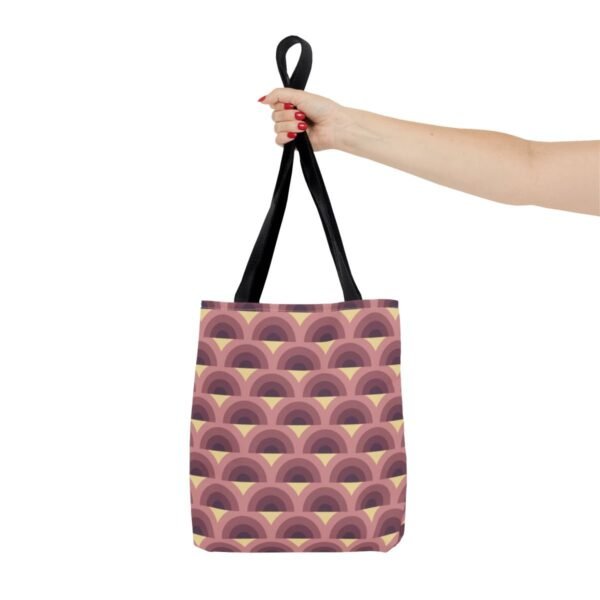 Rosewood Fade Peacock Tote Bag - Image 4