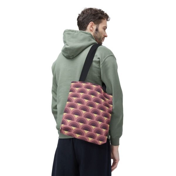 Rosewood Fade Peacock Tote Bag - Image 6