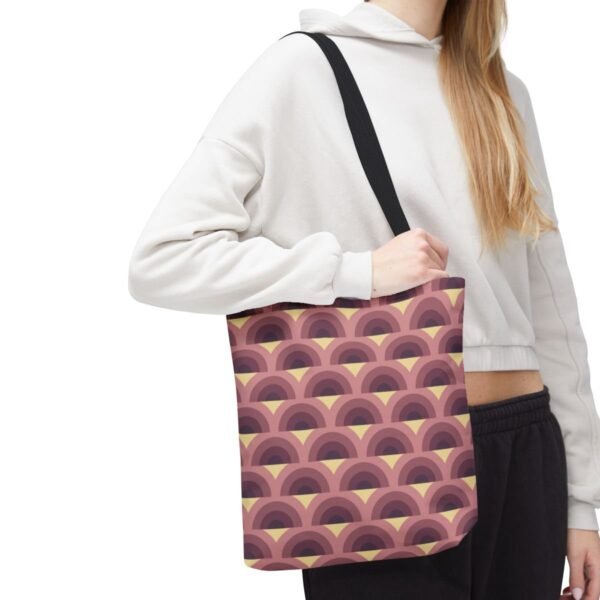 Rosewood Fade Peacock Tote Bag - Image 7