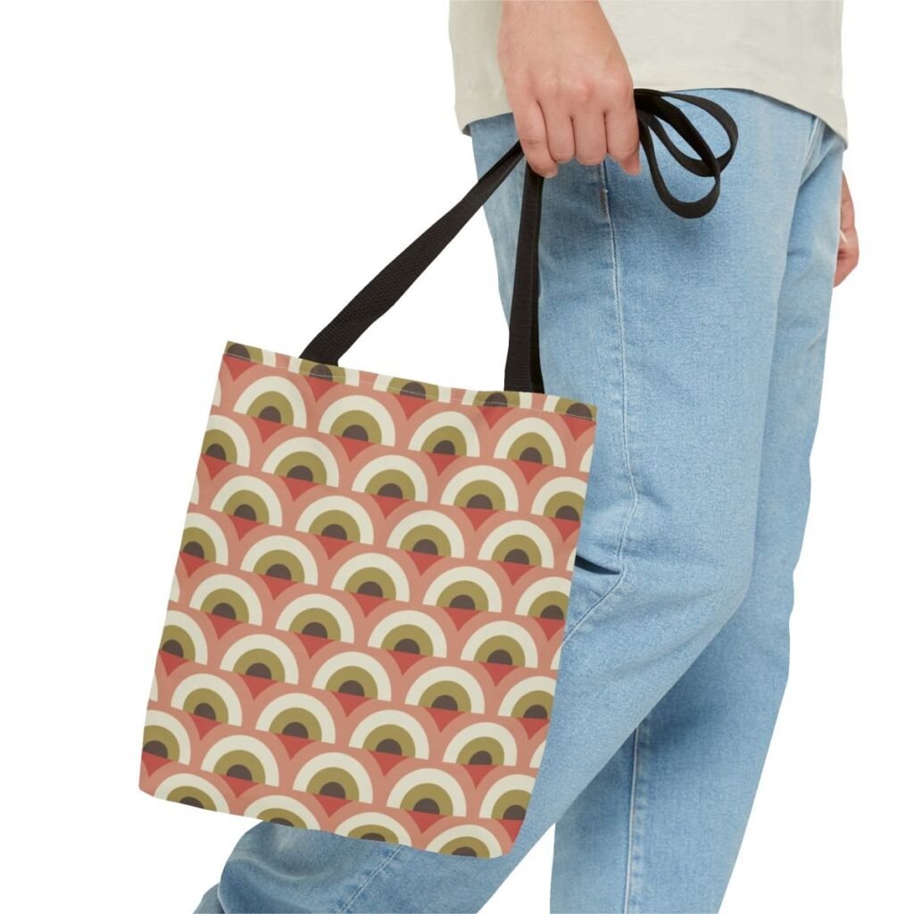 Rustic Glow Peacock Tote Bag