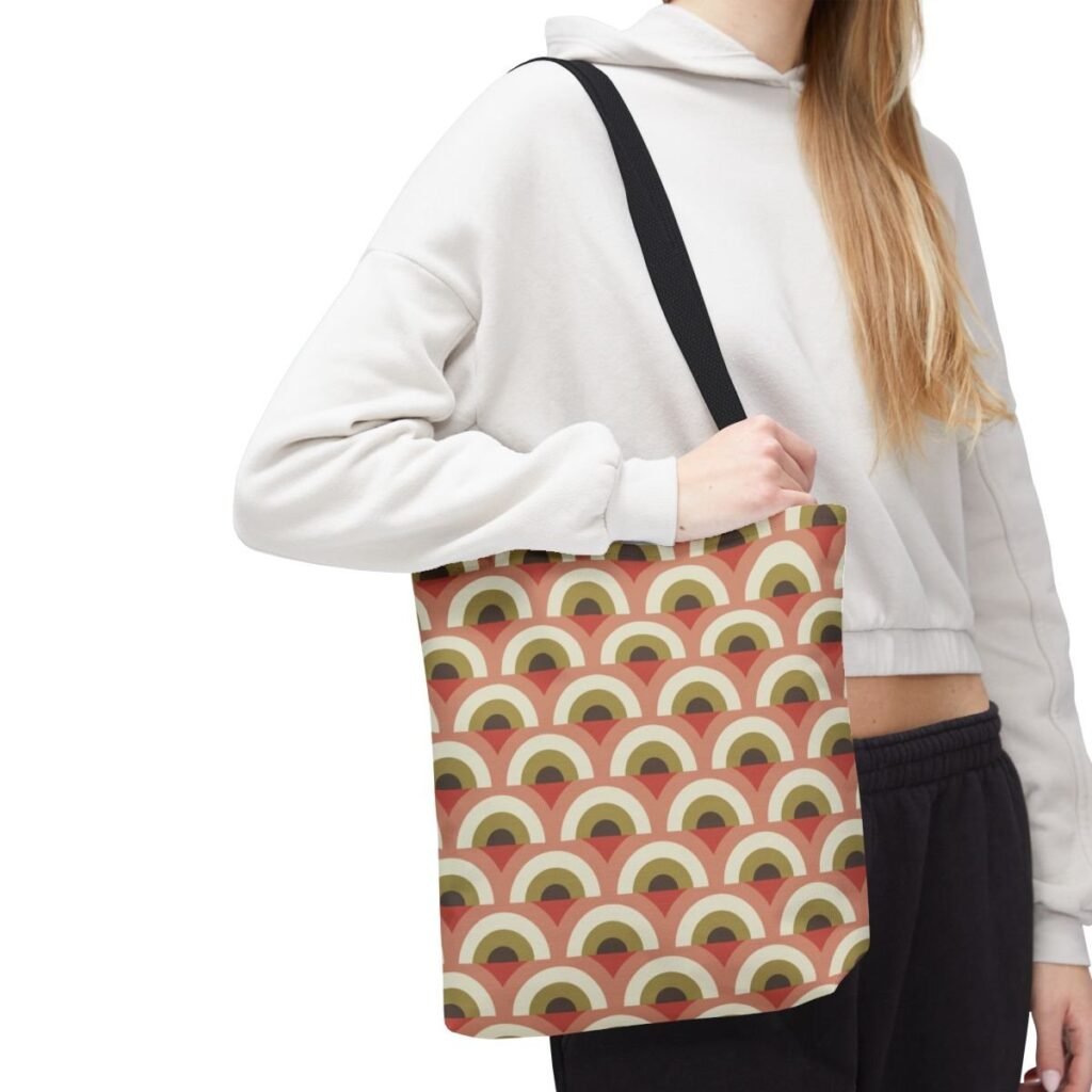 Rustic Glow Peacock Tote Bag