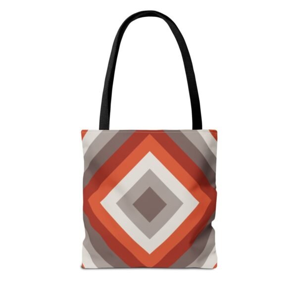 Scarlet Ember Diamond Tote Bag - Image 2