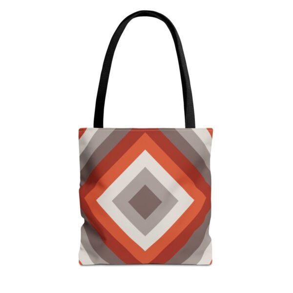 Scarlet Ember Diamond Tote Bag