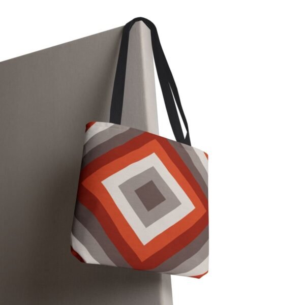 Scarlet Ember Diamond Tote Bag - Image 8