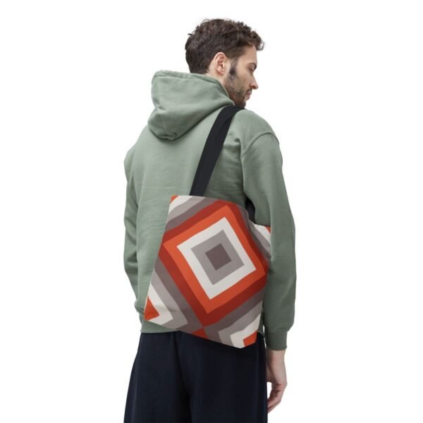 Scarlet Ember Diamond Tote Bag - Image 6