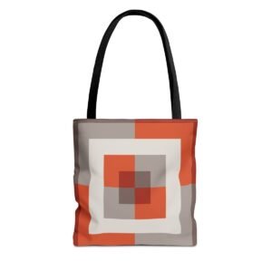 Scarlet Ember Labyrinth Tote Bag