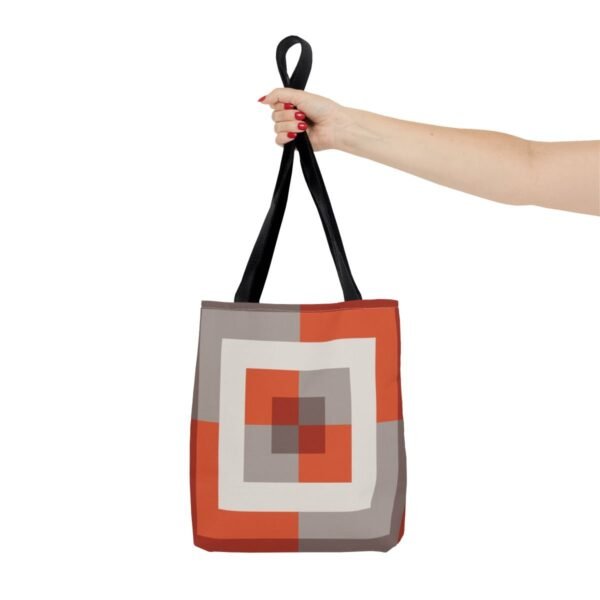 Scarlet Ember Labyrinth Tote Bag - Image 4