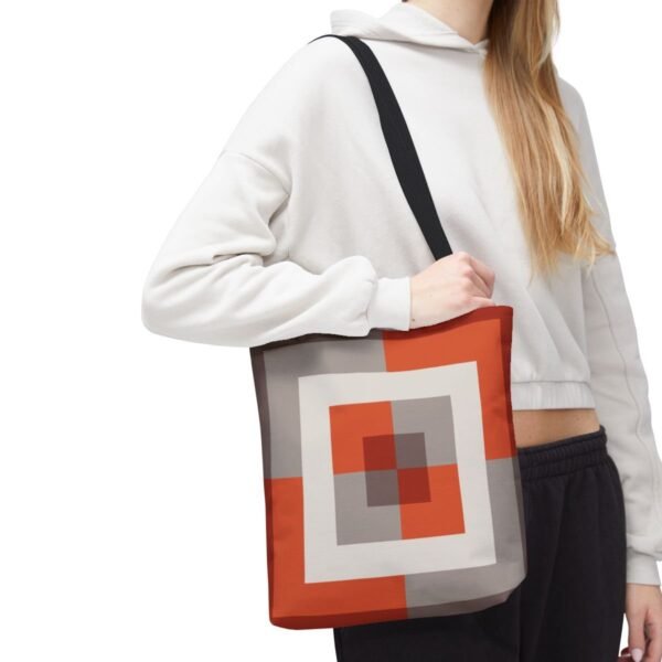 Scarlet Ember Labyrinth Tote Bag - Image 7