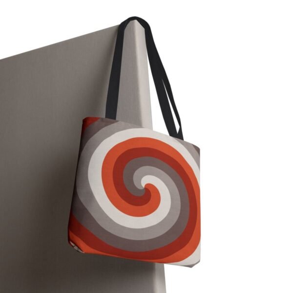 Scarlet Ember Spiral Tote Bag - Image 8