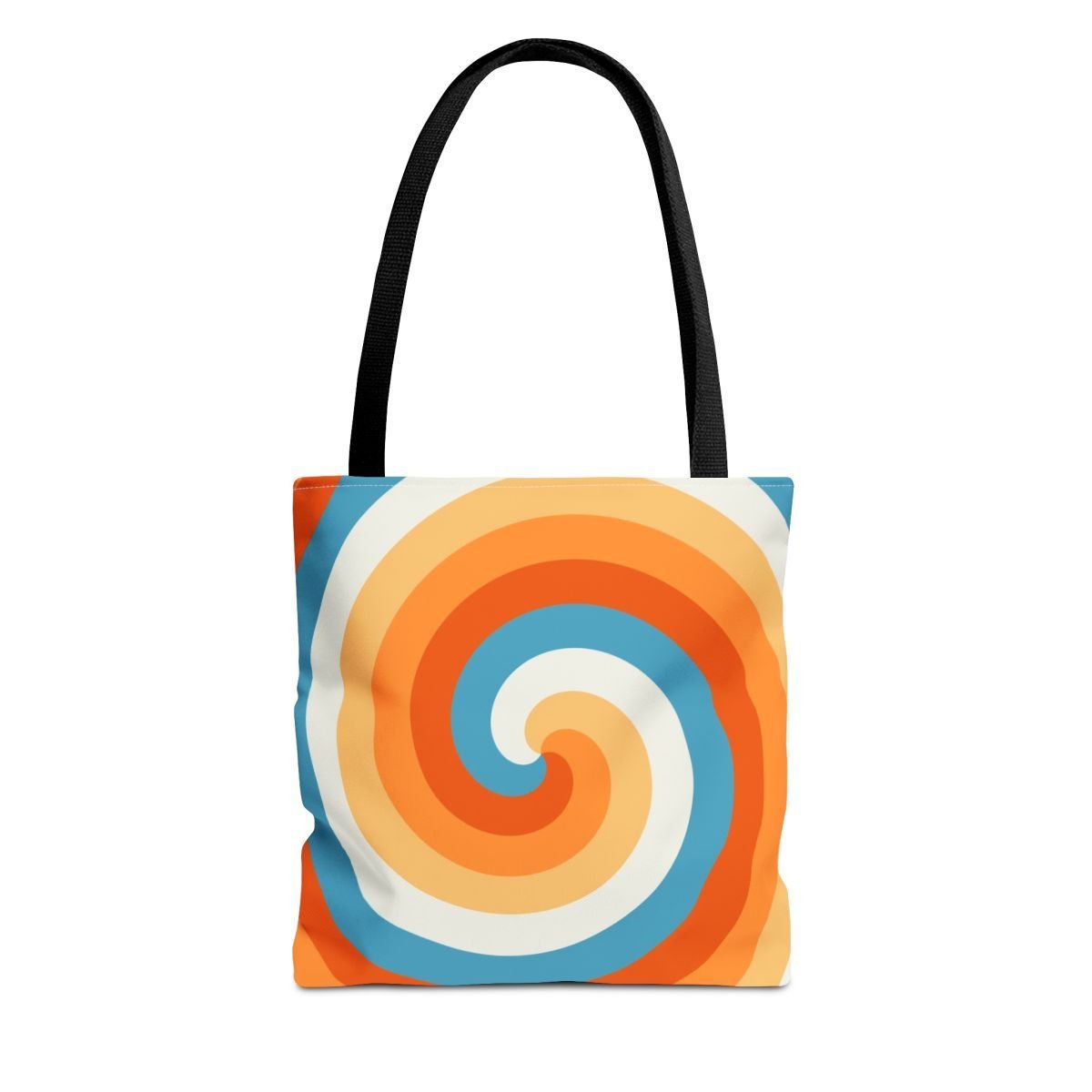 Seaside Spark Spiral Tote Bag - Image 1
