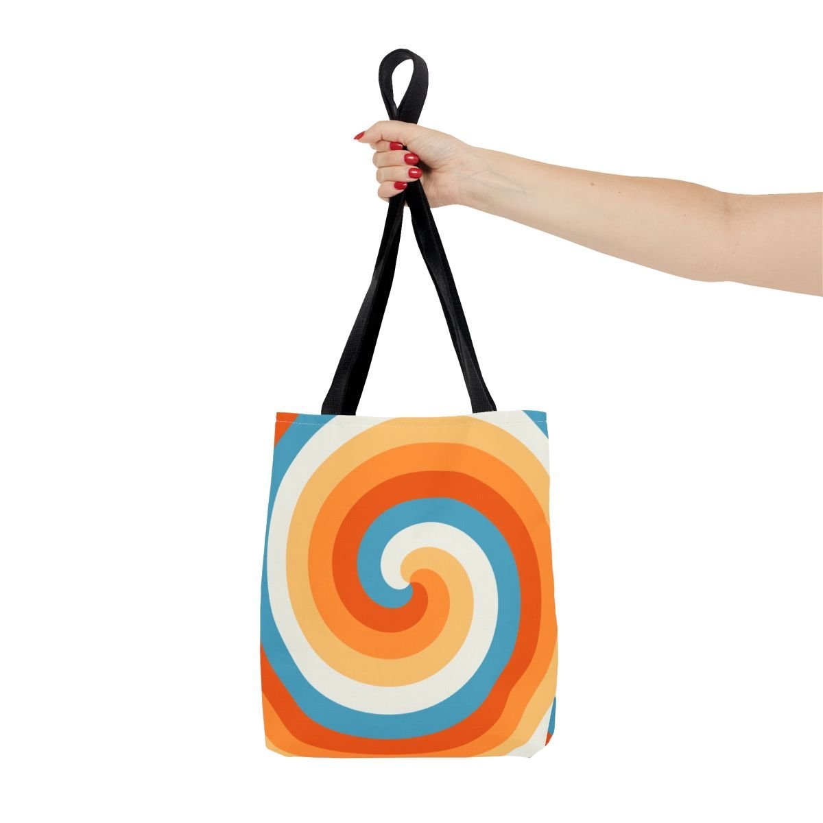 Seaside Spark Spiral Tote Bag - Image 4