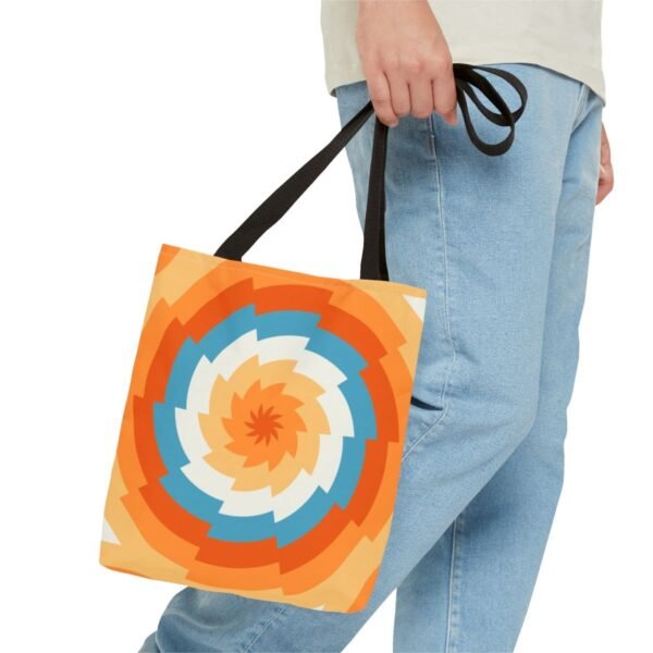 Seaside Spark Vortex Tote Bag - Image 3