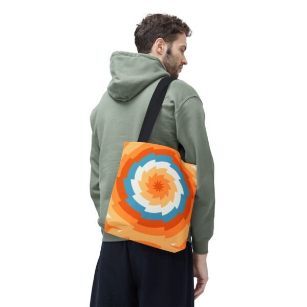 Seaside Spark Vortex Tote Bag - Image 6