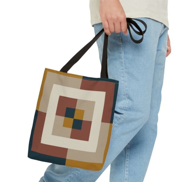 Shadowed Pine Labyrinth Tote Bag - Image 3