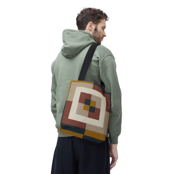 Shadowed Pine Labyrinth Tote Bag - Image 6