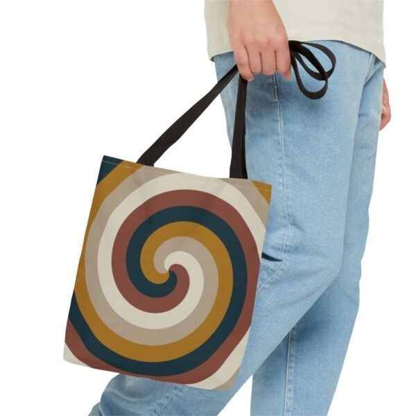 Shadowed Pine Spiral Tote Bag - Image 3