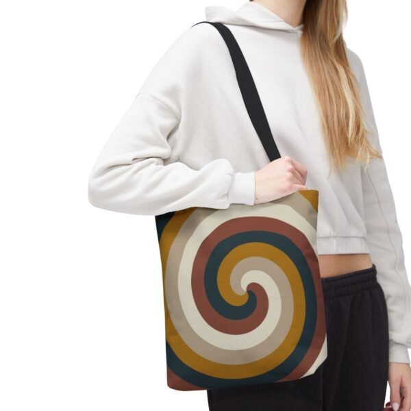 Shadowed Pine Spiral Tote Bag - Image 7