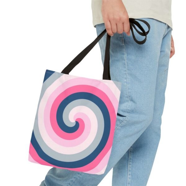 Soft Breeze Spiral Tote Bag - Image 3