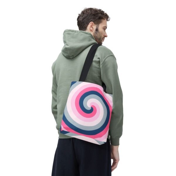 Soft Breeze Spiral Tote Bag - Image 6