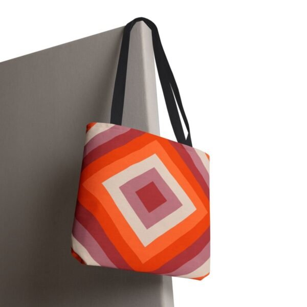 Spiced Clay Diamond Tote Bag - Image 8