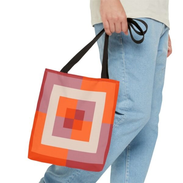 Spiced Clay Labyrinth Tote Bag - Image 3