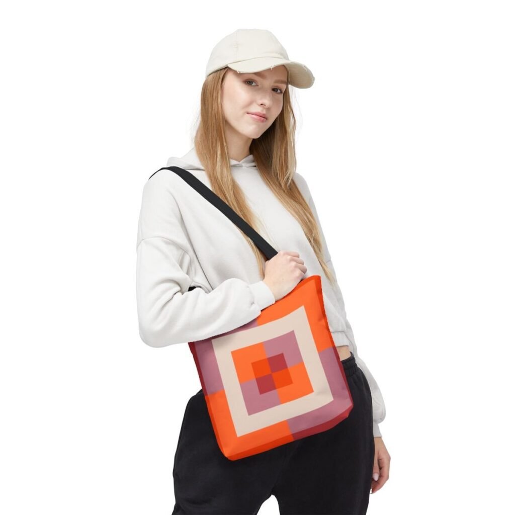 Spiced Clay Labyrinth Tote Bag