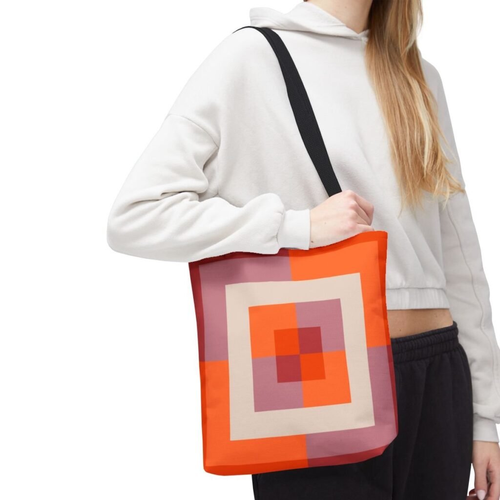 Spiced Clay Labyrinth Tote Bag