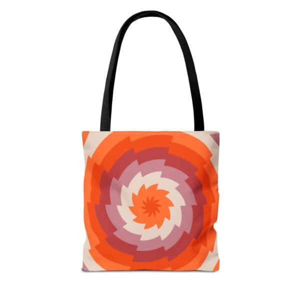 Spiced Clay Vortex Tote Bag - Image 2