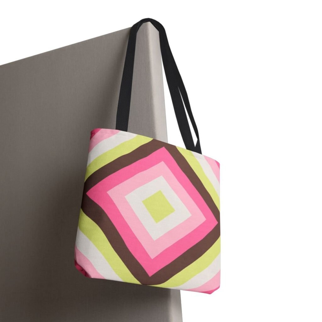 Spring Cocoa Diamond Tote Bag