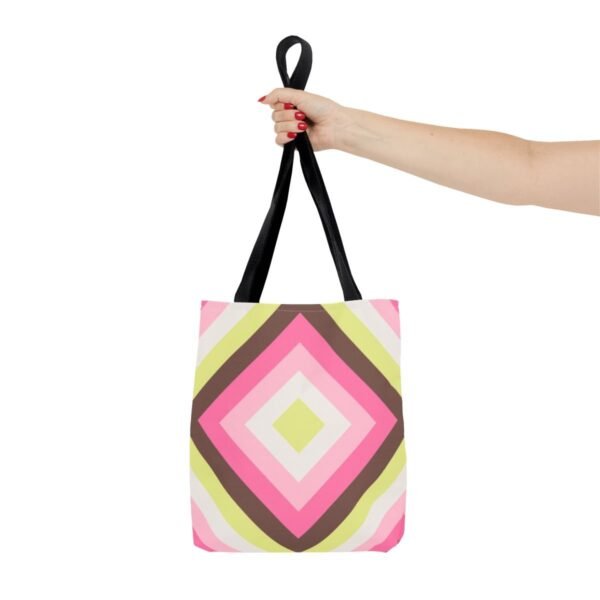 Spring Cocoa Diamond Tote Bag - Image 4