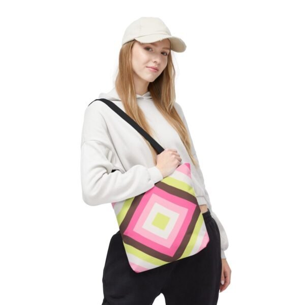 Spring Cocoa Diamond Tote Bag - Image 5