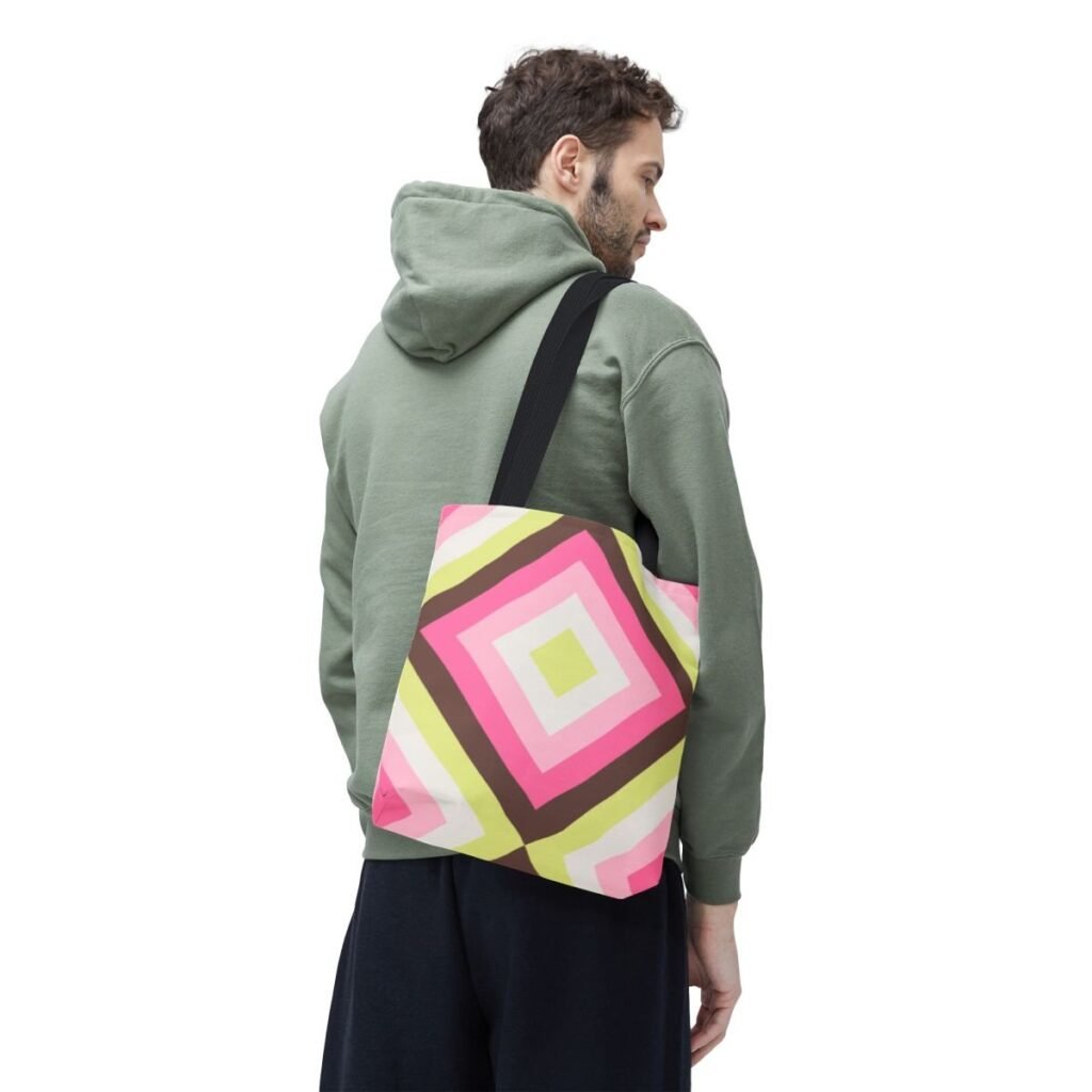 Spring Cocoa Diamond Tote Bag