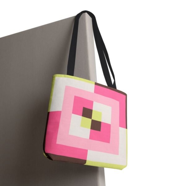 Spring Cocoa Labyrinth Tote Bag - Image 8