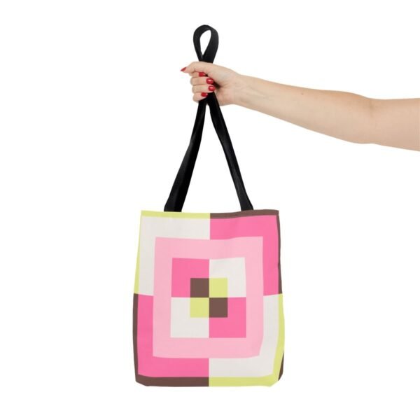 Spring Cocoa Labyrinth Tote Bag - Image 4