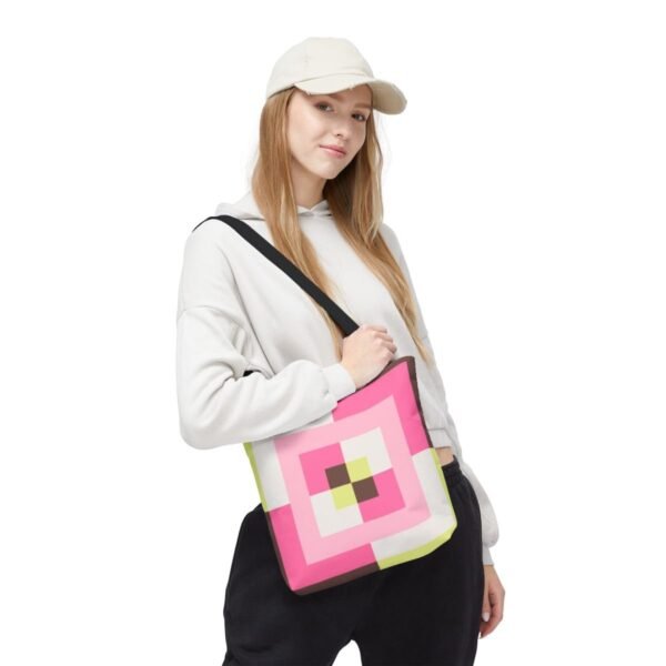 Spring Cocoa Labyrinth Tote Bag - Image 5