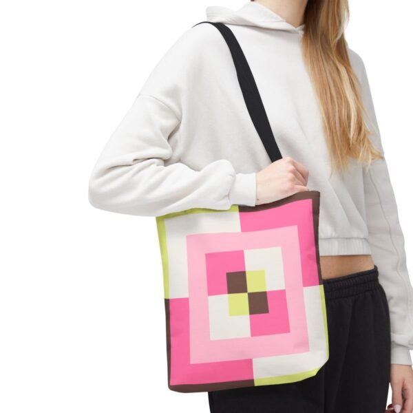 Spring Cocoa Labyrinth Tote Bag - Image 7