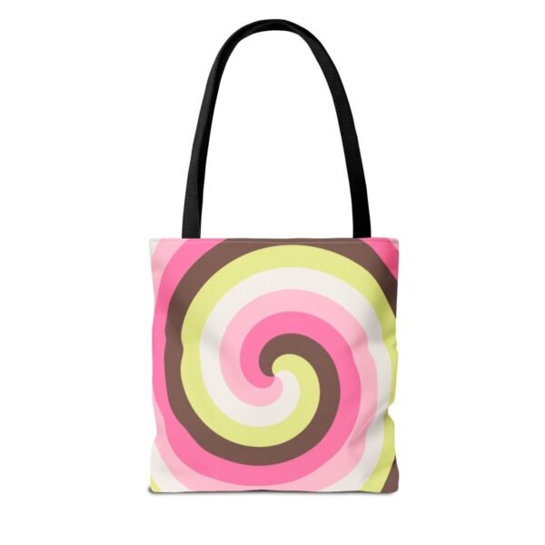Spring Cocoa Spiral Tote Bag - Image 2
