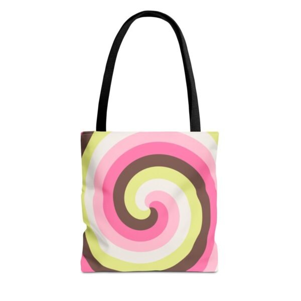 Spring Cocoa Spiral Tote Bag