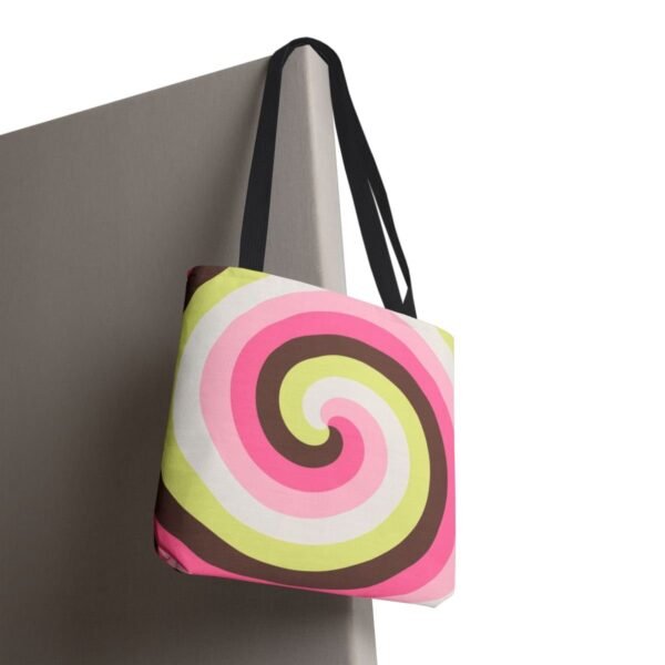 Spring Cocoa Spiral Tote Bag - Image 8