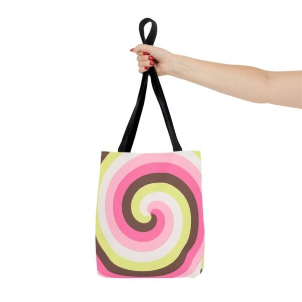 Spring Cocoa Spiral Tote Bag - Image 4