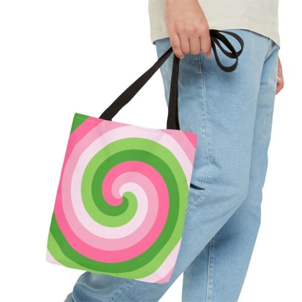 Spring Picnic Spiral Tote Bag - Image 3