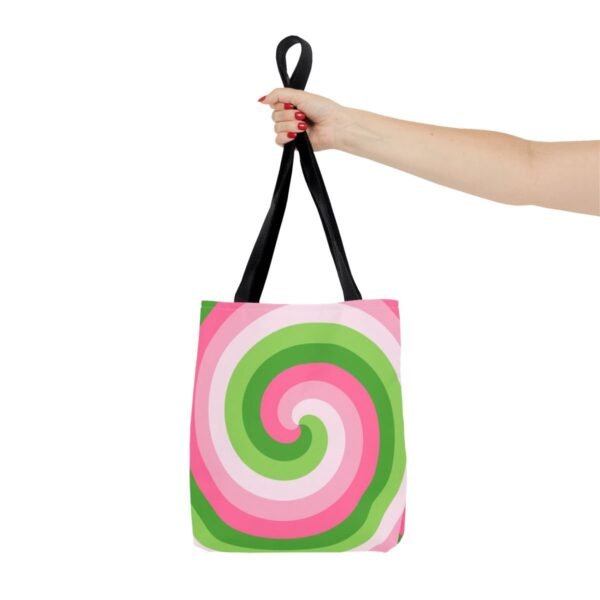Spring Picnic Spiral Tote Bag - Image 4